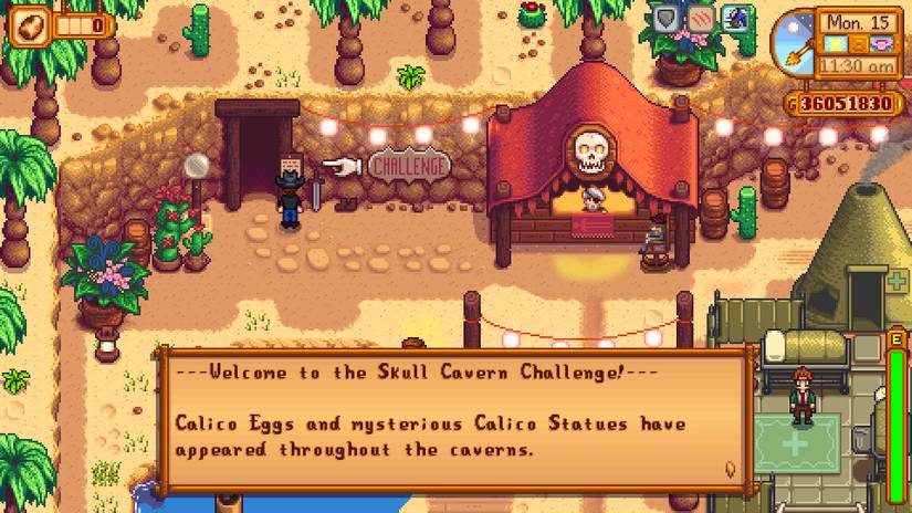 Stardew Valley Desert Festival Skull Cavern