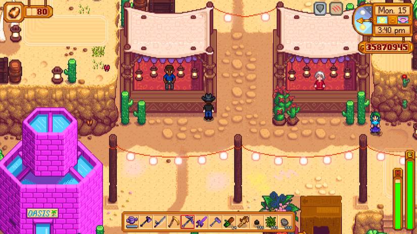 Stardew Valley Desert Festival Vendors