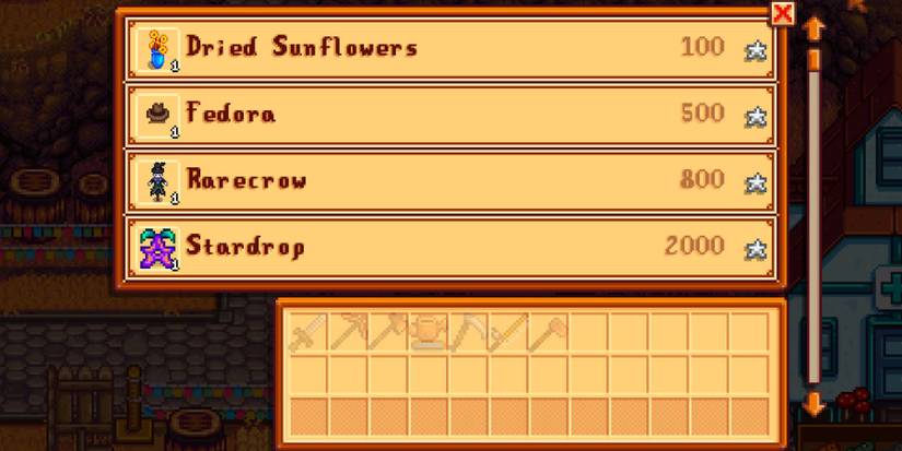 Festival shop in Stardew Valley