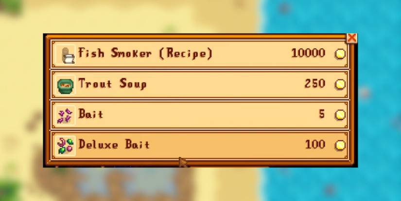 the fish smoker recipe in stardew valley.