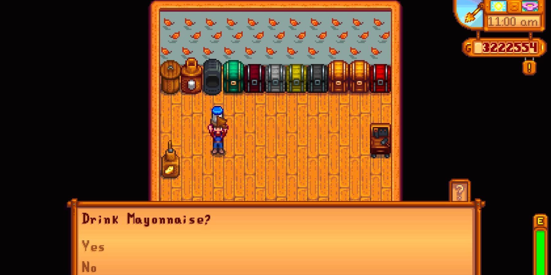 Stardew Valley How to Drink Mayonnaise