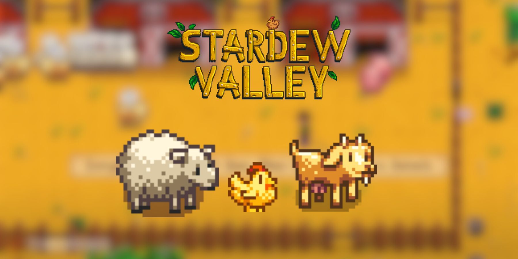 some farm animals in stardew valley.