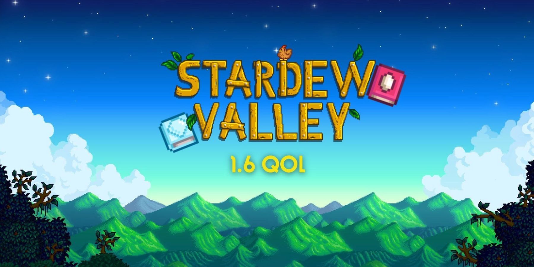  stardew valley logo and art cover.