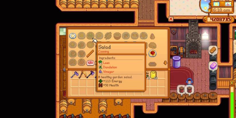 Recipe card for Salad