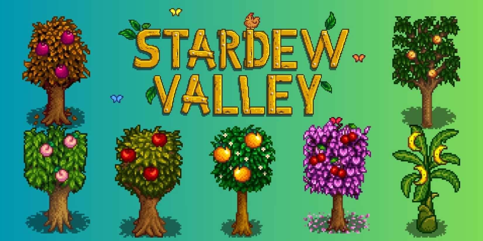 Explaining the discussions about Stardew Valley's new fruit tree mechanic in update 1.6