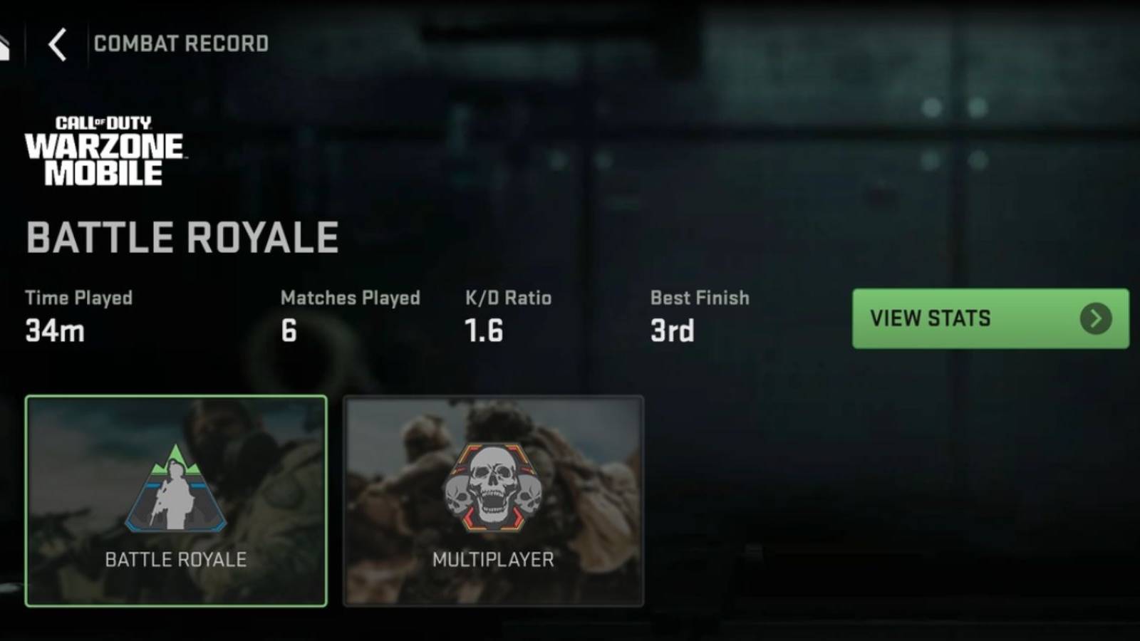 Call of Duty Warzone Mobile Stats