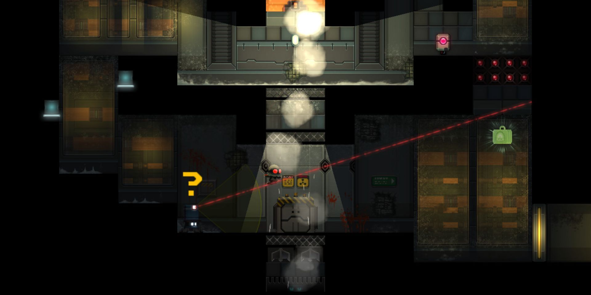 Avoiding a turret in Stealth Inc 2 A Game of Clones