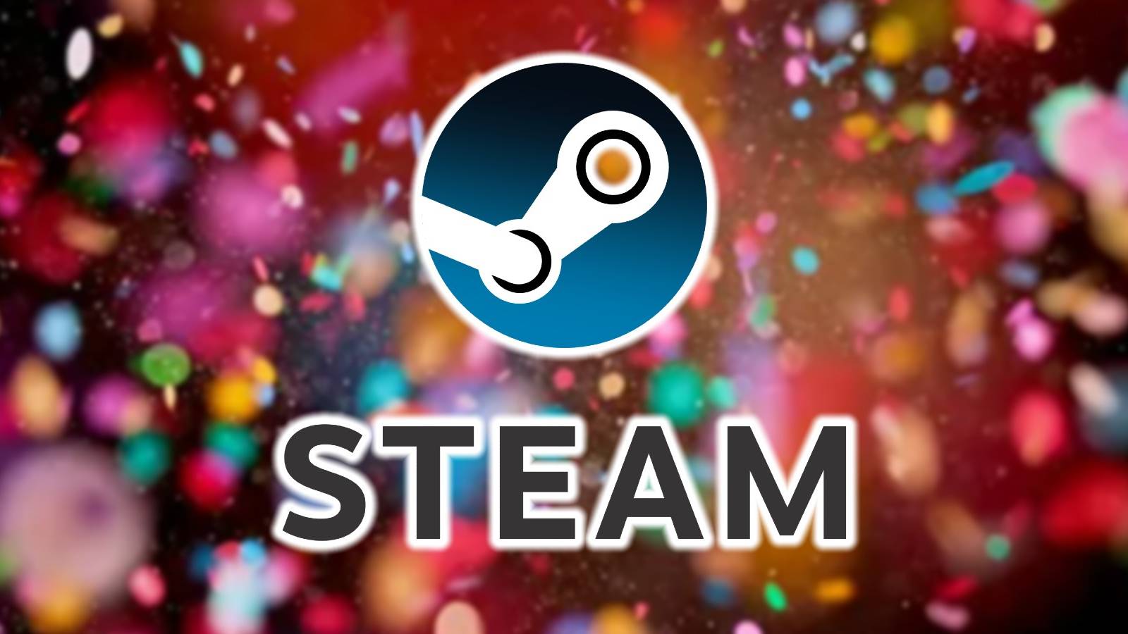 steam-logo-blurred-celebration-background