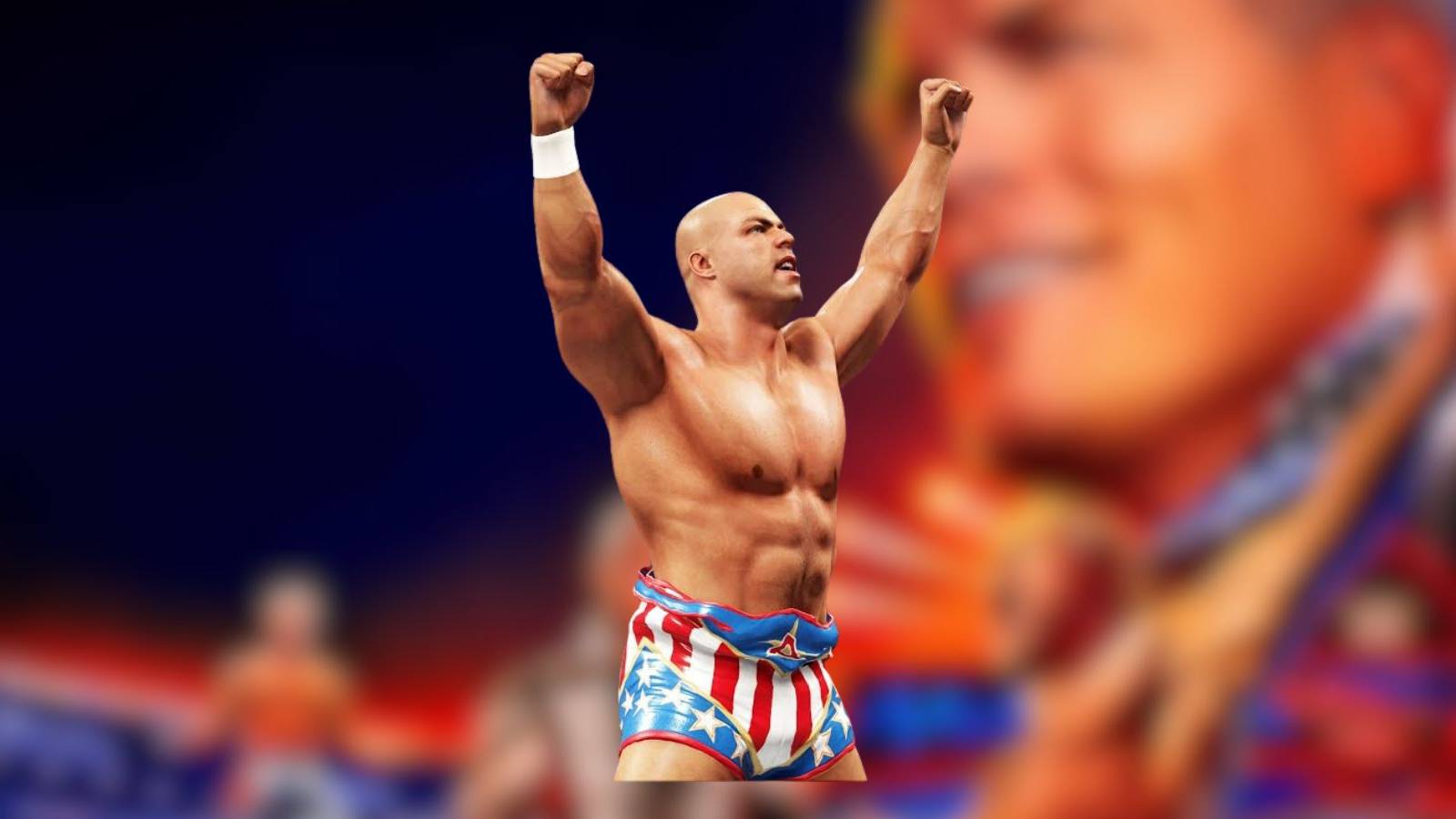 Kurt Angle without Straps in WWE 2K