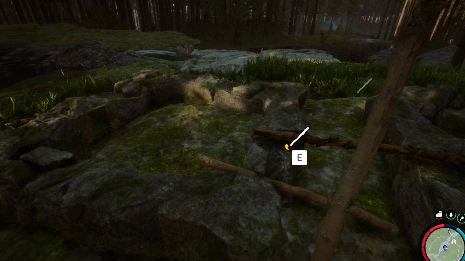 stone fireplace sons of the forest