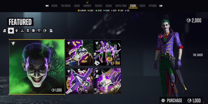 the joker purchase in the store