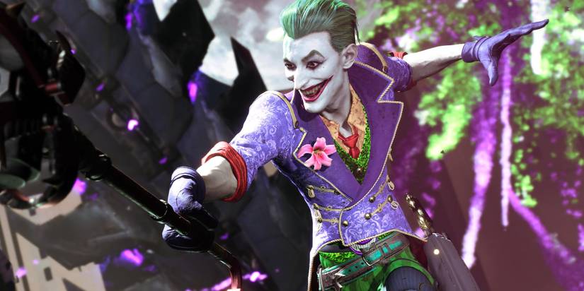 joker fighting brainiac enemy