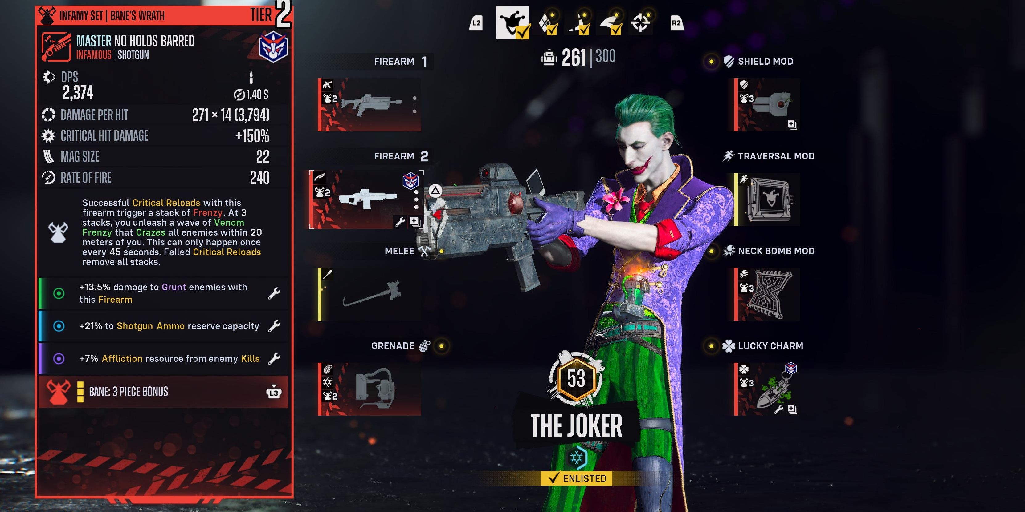 joker with a gun