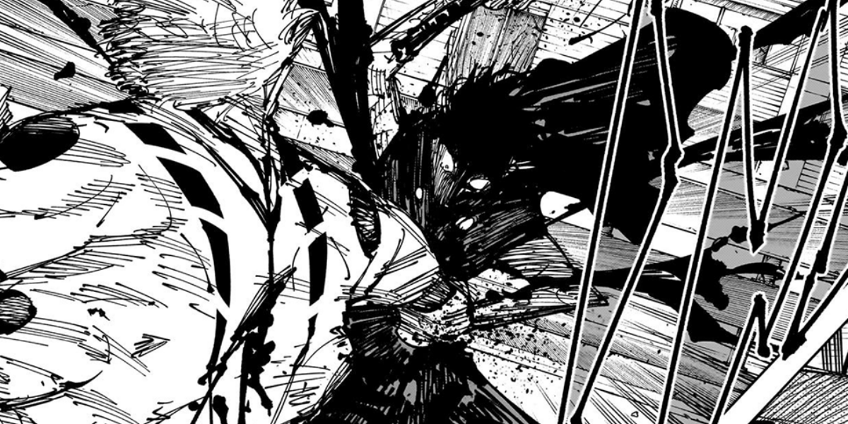 sukuna lands powerful black flash on maki jujutsu kaisen jjk 256