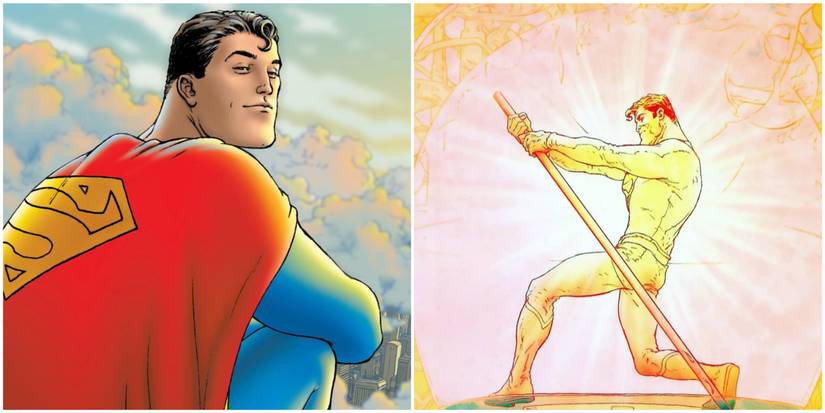 Superman fixes the sun in All-Star Superman