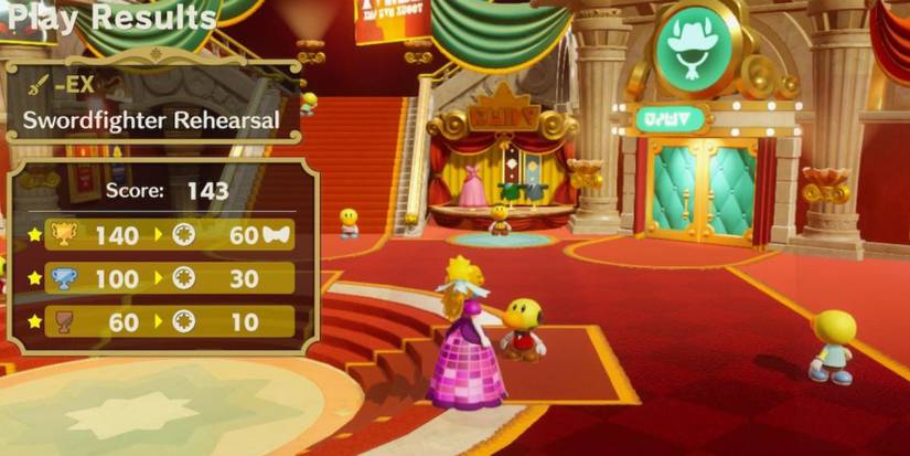 reward for completing swordfighter rehearsal