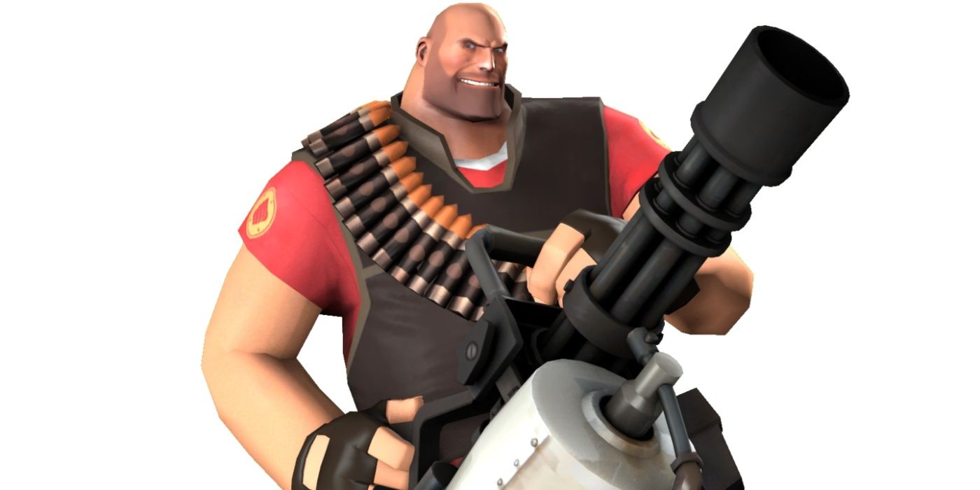 Team Fortress 2 Heavy holding minigun