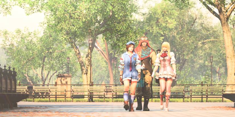 Tekken 8 - Shaheen Walking With Lili and Asuka