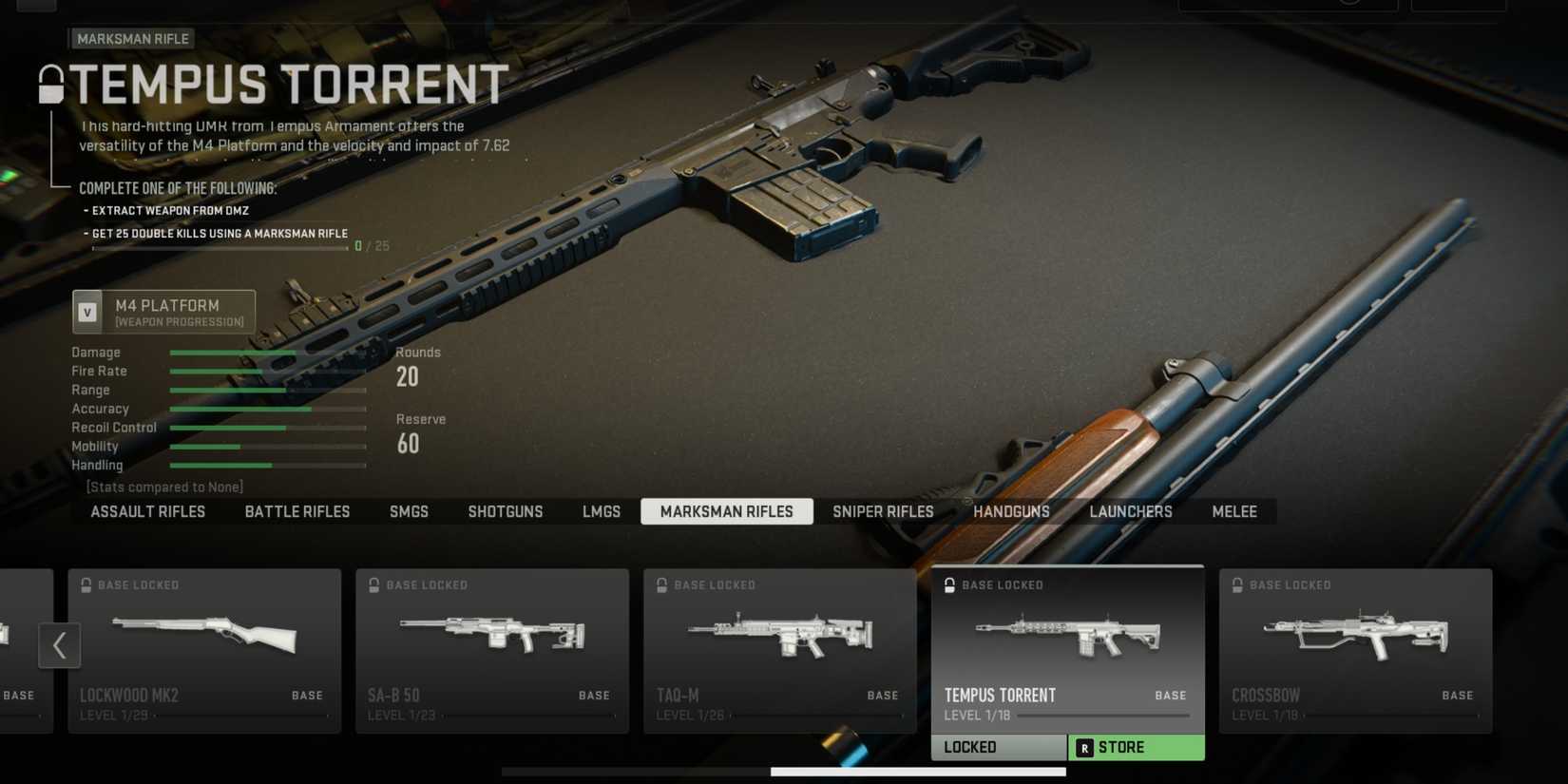 Tempus Torrent Marksman Rifle Call Of Duty Warzone Mobile