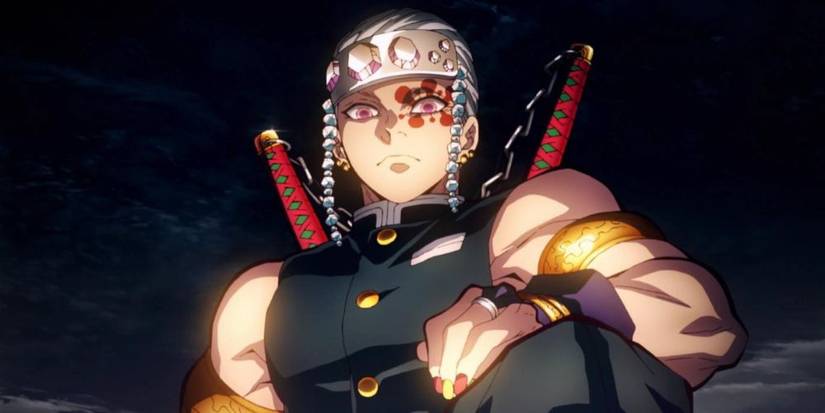 Tengen Uzui supervises the Entertainment District.