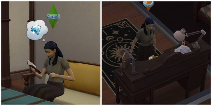 reading about gemology and using the gemology table