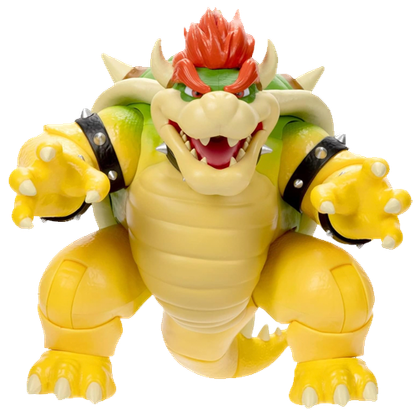 The Super Mario Bros Movie 7 inch fire-breathing Bowser figure