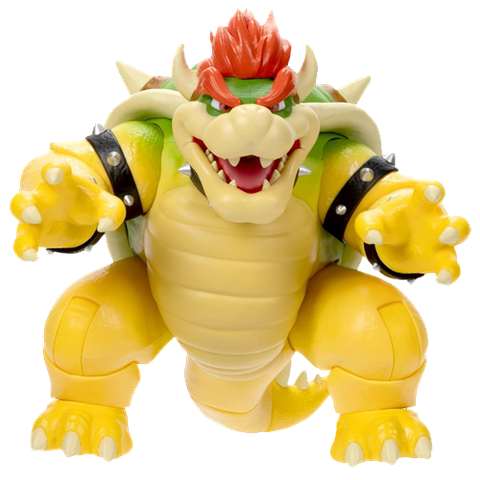 The Super Mario Bros Movie 7 inch fire-breathing Bowser figure