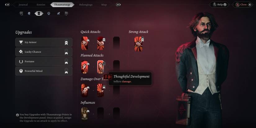 The Thaumaturge Combat Tips Skill Upgrade Combos