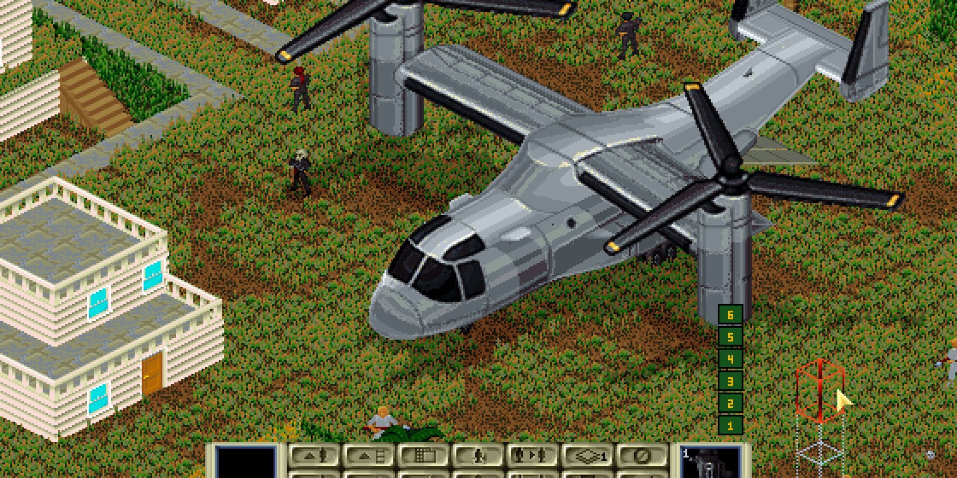 Arriving by plane inf the OpenXcom mod The X-Com files