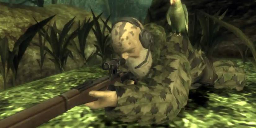 The End sniping in a forest