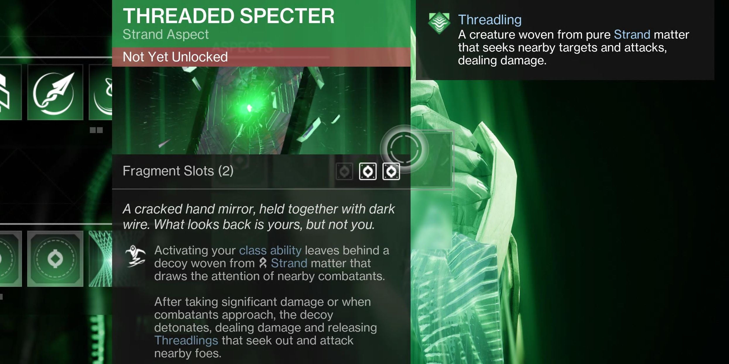 threaded specter