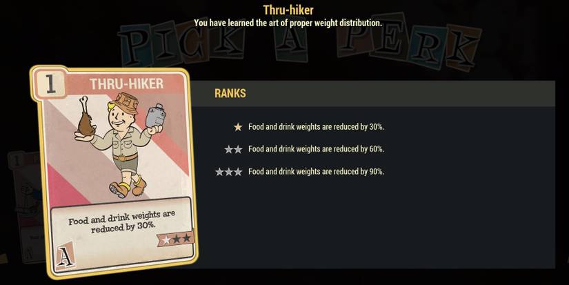 Thru-Hiker Perk