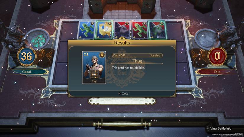 Thug Reward for defeating Dax Final Fantasy 7 Rebirth