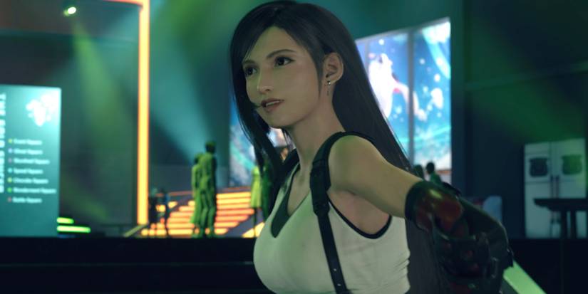 Tifa at Gold Saucer in Final Fantasy 7 Rebirth