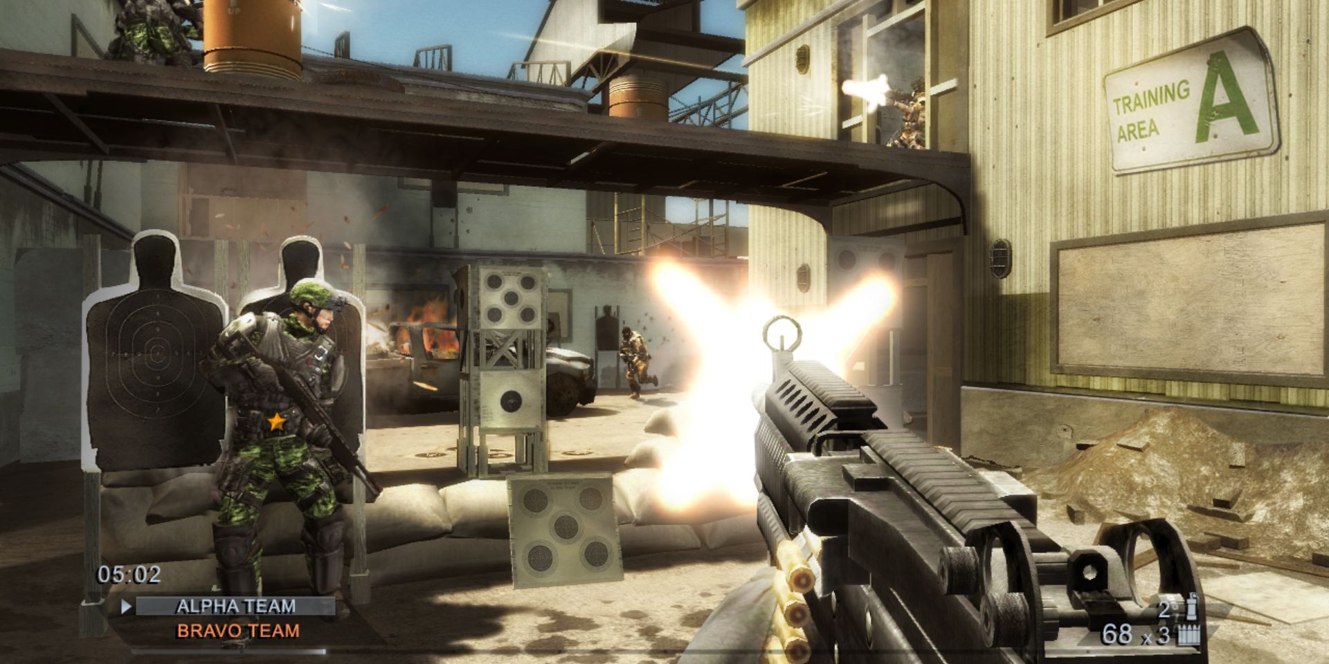 A multiplayer match in Tom Clancy's Rainbow Six Vegas 2