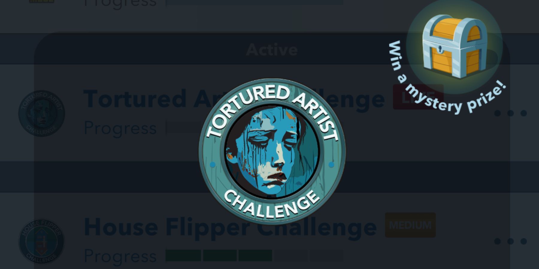 tortured artist challenge bitlife