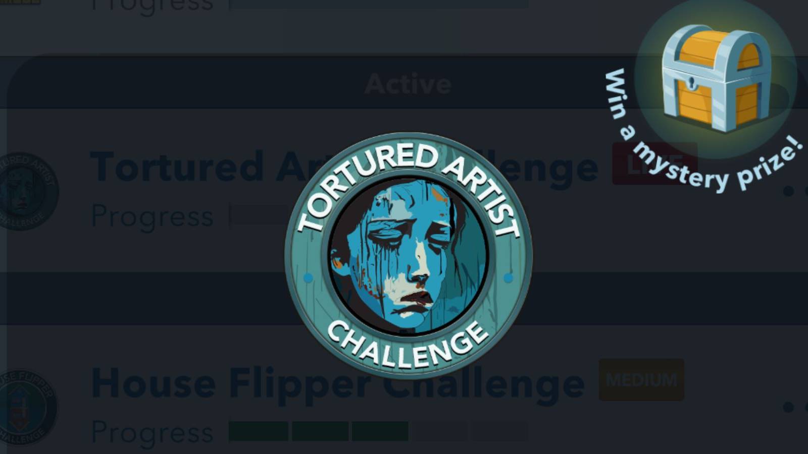 tortured artist challenge bitlife