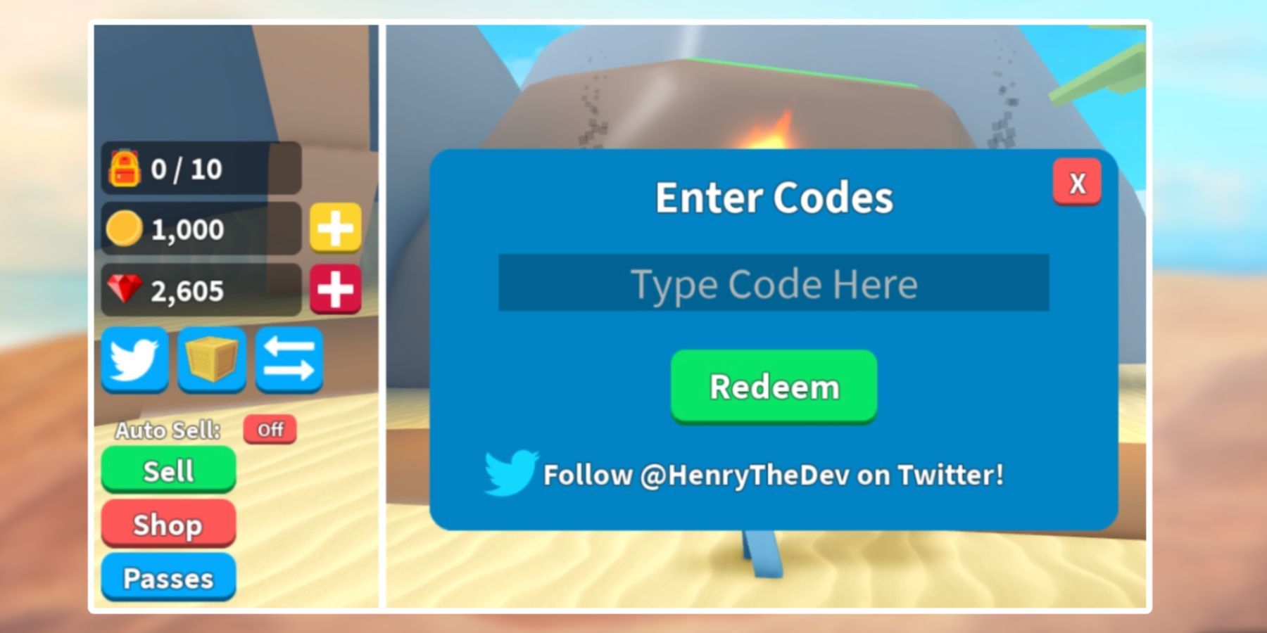 Roblox: Treasure Hunt Simulator Codes