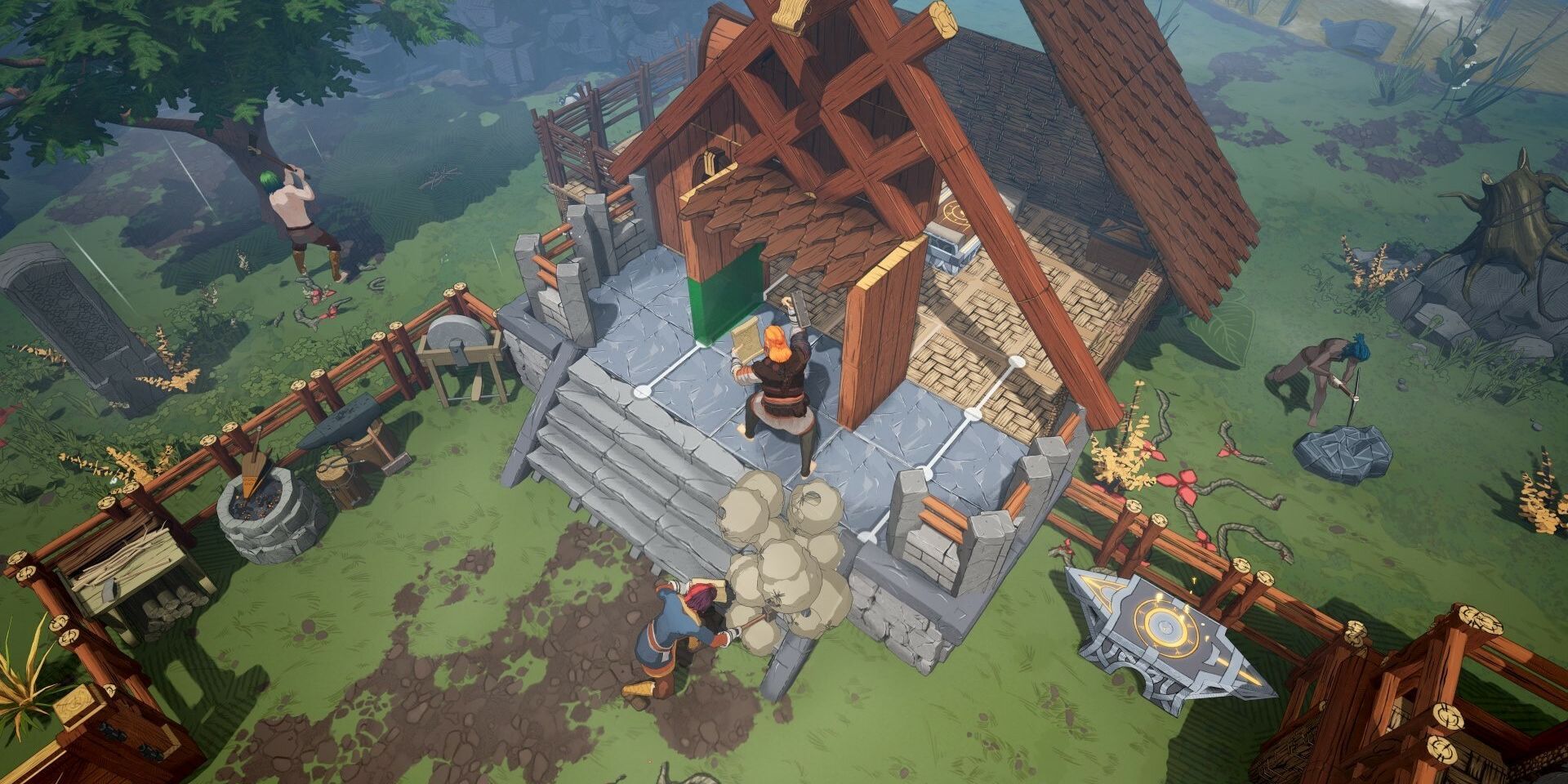 building a base in tribes of midgard