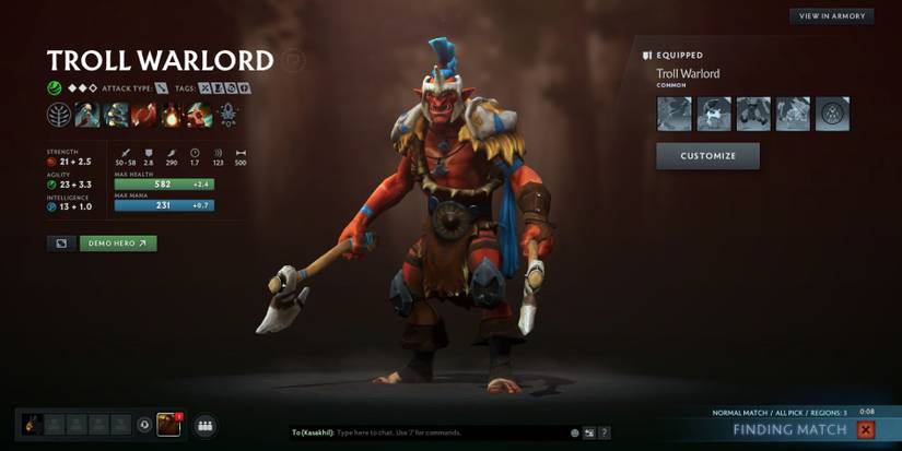 Troll Warlord Hero Preview in Dota 2