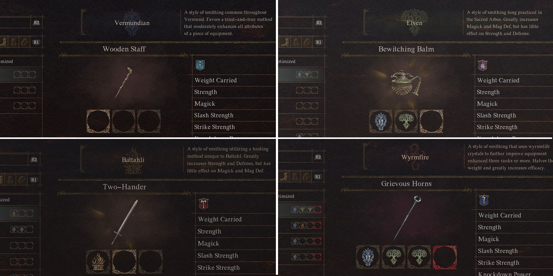 types of smithing in dragons dogma 2