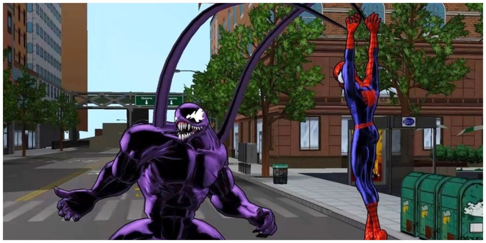 Ultimate Spider-Man Venom and Spider-Man