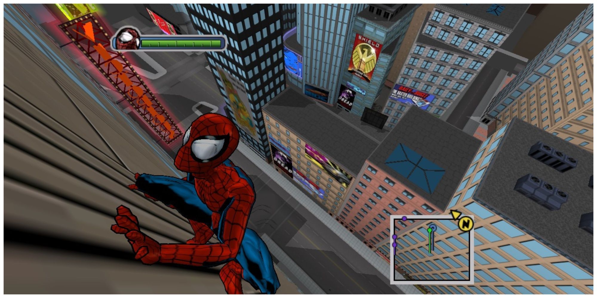 Ultimate Spider-Man Wall Crawling