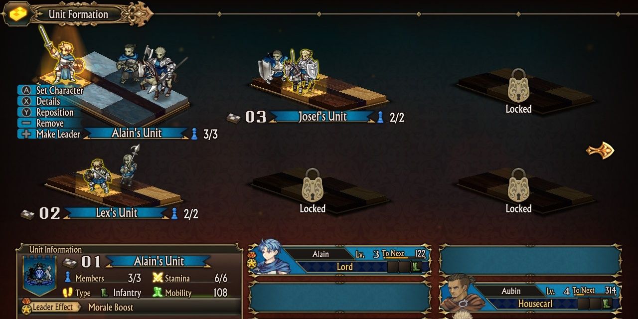 Unicorn Overlord: How to Change Unit Formation