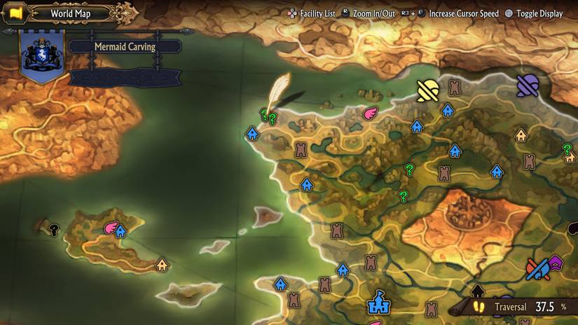 Unicorn Overlord Carved of Cornia Stone Walkthrough Mermaid