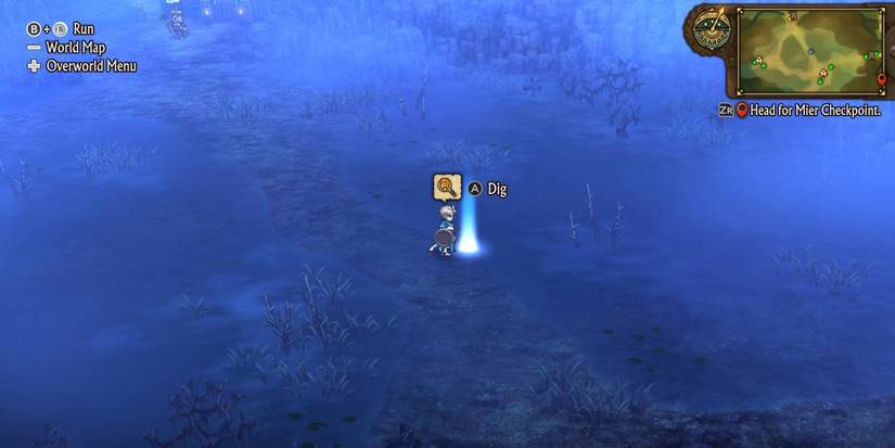 Image of a dig site in Unicorn Overlord