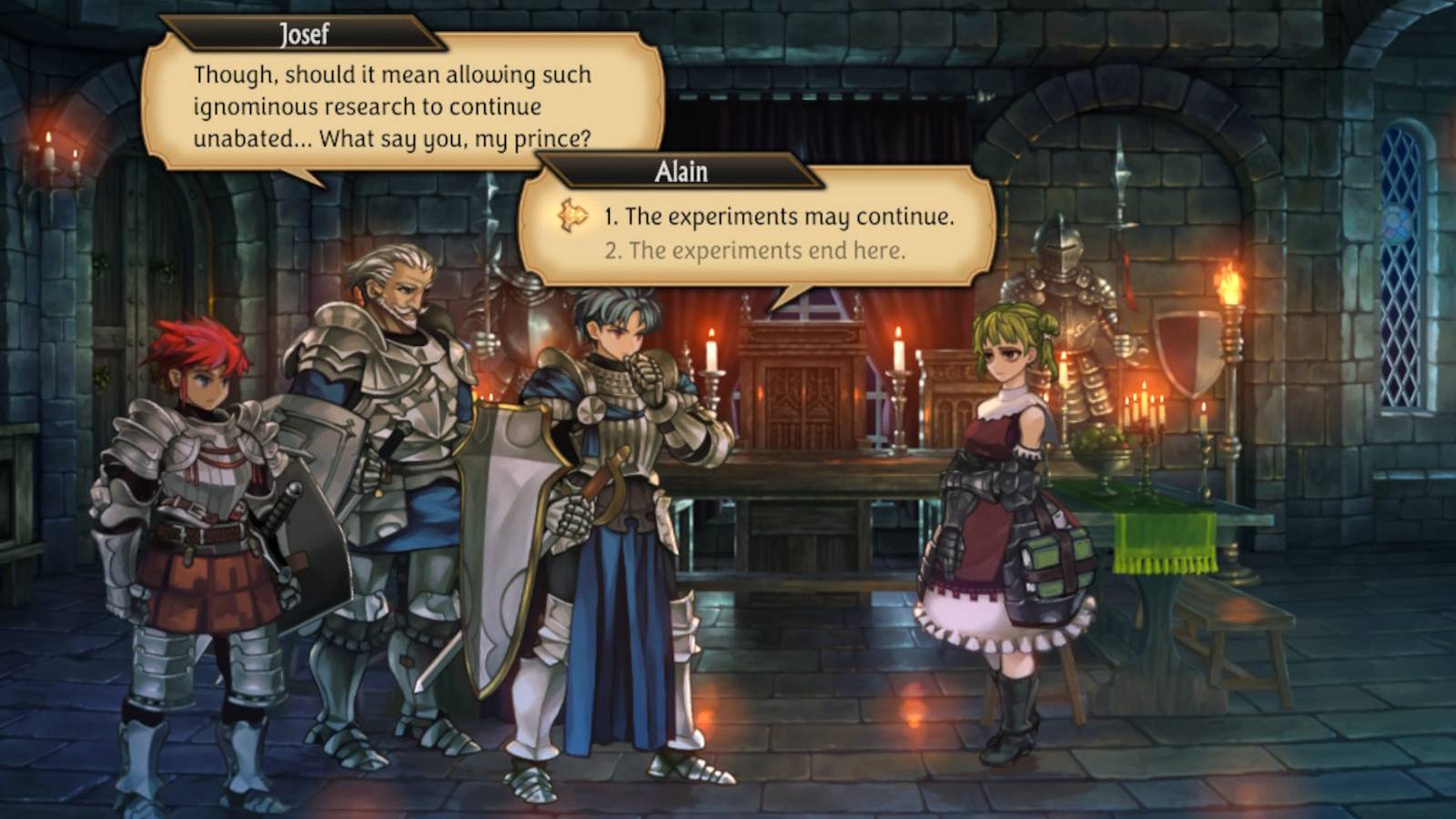 unicorn overlord tatiana choice