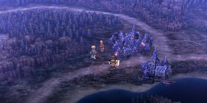 Image of Alain starting a side quest in Unicorn Overlord