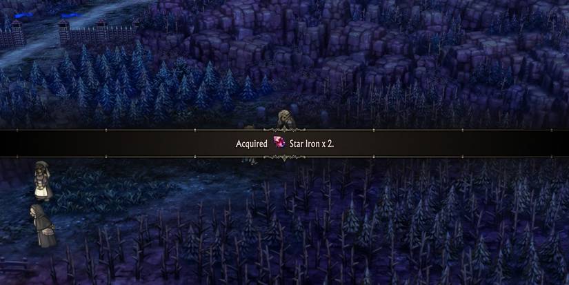 Image of Alain receiving two Star Irons from a Stone Circle in Unicorn Overlord