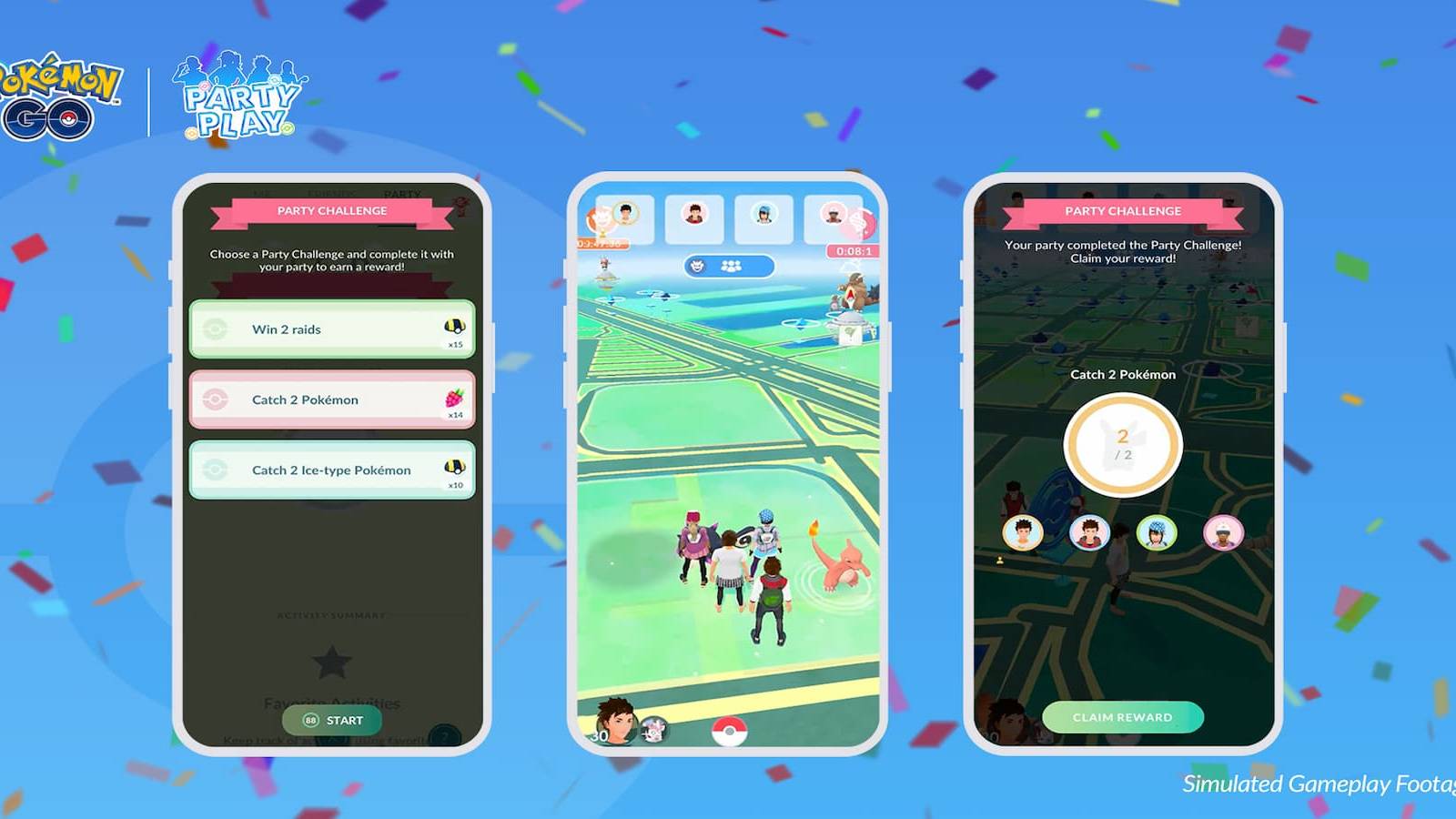 pokemon go party play